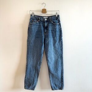 Zara High Waisted 90’s Mom Fit Jeans 6